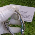 Rolex Day-Date 40 Ice Blue Roman Dial Smooth Bezel President Bracelet