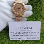 Rolex Day-Date 40 Rose Gold Etched Dial Rose Gold Case And Bracelet