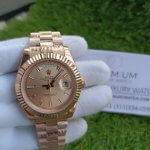 Rolex Day-Date 40 Rose Gold Etched Dial Rose Gold Case And Bracelet