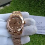 Rolex Day-Date 40 Rose Gold Etched Dial Rose Gold Case And Bracelet