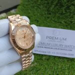 Rolex Day-Date 40 Rose Gold Etched Dial Rose Gold Case And Bracelet