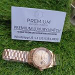 Rolex Day-Date 40 Rose Gold Etched Dial Rose Gold Case And Bracelet