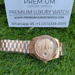 Rolex Day-Date 40 Rose Gold Etched Dial Rose Gold Case And Bracelet