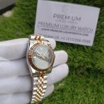 Rolex Lady 31MM Datejust Two Tone Rose Gold Roman Dial Wimbledon Jubilee Wrist Watch