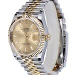 Rolex Datejust Two Tone Jubilee Bracelet 41MM Yellow Gold Champagne Dial