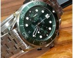 Omega Seamaster 300m Chronograph 44MM Co-Axial Master Chronometer  Green Dial Steel Men’s Watch