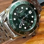 Omega Seamaster 300m Chronograph 44MM Co-Axial Master Chronometer  Green Dial Steel Men’s Watch