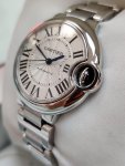 Cartier Ballon Bleu 33mm Stainless Steel Ladies Wrist Watch