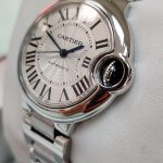 Cartier Ballon Bleu 33mm Stainless Steel Ladies Wrist Watch