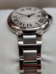 Cartier Ballon Bleu 33mm Stainless Steel Ladies Wrist Watch