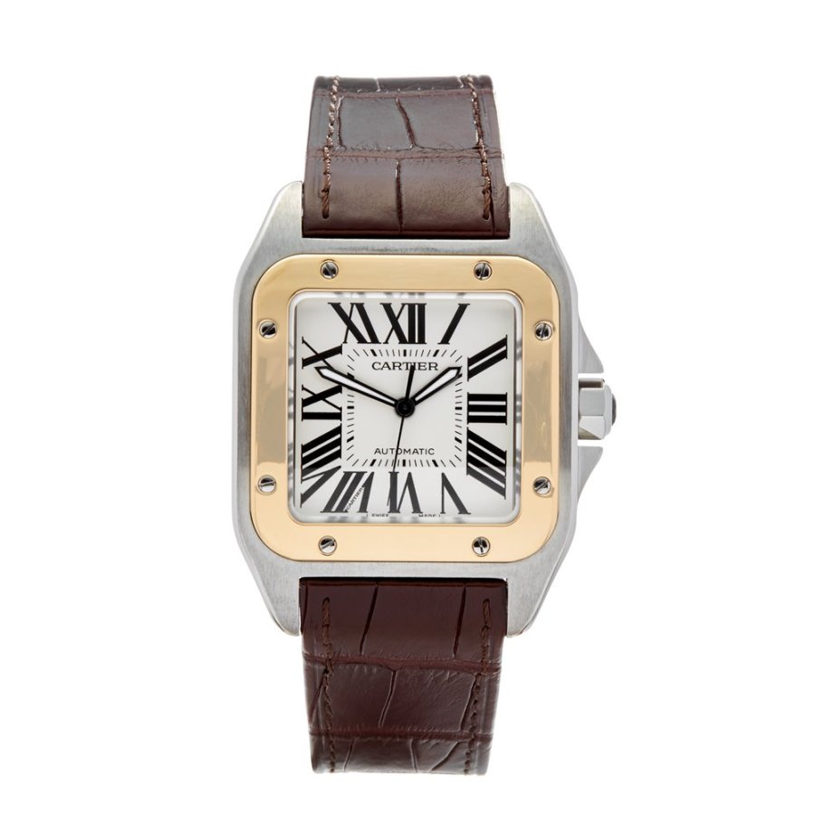 Cartier Santos 100 Gold