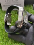 Cartier Santos 100XL Chronograph Large White Dial Leather Belt Men’s Watch
