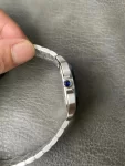 Blue Face Cartier watch 40MM | Steel Bracelet | Men's watch WSSA0048