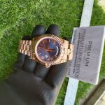Rolex Day-Date 40 MM Rose Gold with Brown Dial Watch