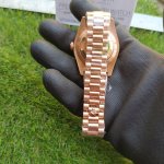 Rolex Day-Date 40 Everose Gold White Roman Dial President Bracelet Men’s Watch