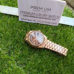 Rolex Day Date 40 Rose gold Watch – Fluted Bezel – Brown Ombre´ Diamond Dial – President Bracelet Men’s Watch