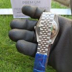Rolex Datejust 41 blue Dial Jubilee Fluted Bezel White Gold Men's Watch