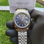 Rolex Datejust 41 blue Dial Jubilee Fluted Bezel White Gold Men's Watch