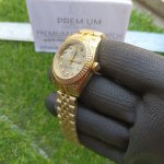 Rolex Women's Two Tone Watch Datejust 31MM Sliver Dial With Diamond Oyster Perpetual Jubilee Bracelet Watch