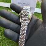 Rolex Datejust 31mm Jubilee Bracelet Stainless Steel White Dial With Diamond Oyster Perpetual