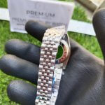 Rolex Datejust Lady Oyster Perpetual 31MM Stainless Steel Black Dial With Diamond Jubilee Bracelet Watch
