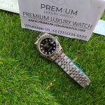 Rolex Datejust Lady Oyster Perpetual 31MM Stainless Steel Black Dial With Diamond Jubilee Bracelet Watch