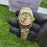 Rolex ladies 2 Tone Datejust 31MM Yellow Roman Dial Oyster Perpetual Jubilee Bracelet Watch