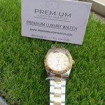 Rolex Datejust Rolesor 41MM Steel And Yellow Gold Fluted Bezel Champagne Index Dial