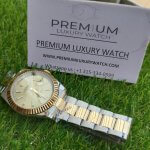 Rolex Datejust Rolesor 41MM Steel And Yellow Gold Fluted Bezel Champagne Index Dial