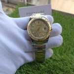 Rolex Datejust Rolesor 41MM Steel And Yellow Gold Fluted Bezel Champagne Index Dial