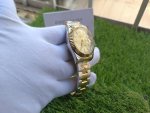 Rolex Datejust Rolesor 41MM Steel And Yellow Gold Fluted Bezel Champagne Index Dial