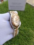 Rolex Datejust 41 Rose Gold Jubilee Bracelet Fluted Dial White Diamonds Watch