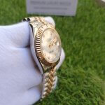 Rolex Datejust 41 Rose Gold Jubilee Bracelet Fluted Dial White Diamonds Watch