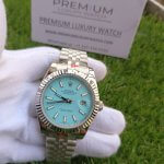 Rolex Date Just 41 Blue Dial Fluted Bezel Jubilee Bracelet White Gold Men’s Watch