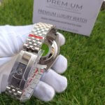 Rolex Datejust Rose Gold Jubilee Bracelet Two Tone 41mm Black Grey Dial Oyster Perpetual Watch