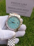 Rolex Date Just 41 Blue Dial Fluted Bezel Jubilee Bracelet White Gold Men’s Watch