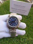 Rolex Datejust 41 blue dial jubilee Bracelet Motif Fluted Dial Men's watch