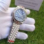 Rolex Datejust 41 blue dial jubilee Bracelet Motif Fluted Dial Men's watch