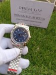 Rolex Datejust 41 blue dial jubilee Bracelet Motif Fluted Dial Men's watch