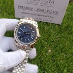 Rolex Datejust 41 blue dial jubilee Bracelet Motif Fluted Dial Men's watch