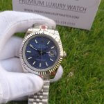 Rolex Datejust 41 blue dial jubilee Bracelet Motif Fluted Dial Men's watch