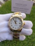 Rolex Oyster Perpetual Datejust white face 41MM Two-Tone Slate Roman Dial Oyster Bracelet