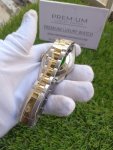 Rolex Oyster Perpetual Datejust white face 41MM Two-Tone Slate Roman Dial Oyster Bracelet