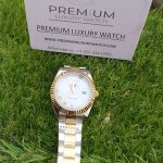 Rolex Oyster Perpetual Datejust white face 41MM Two-Tone Slate Roman Dial Oyster Bracelet