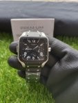 Cartier Santos 100 XL Chronograph Black Dial Steel Bracelet WSSA0017 Men’s Watch