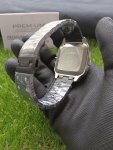 Cartier Santos 100 XL Chronograph Black Dial Steel Bracelet WSSA0017 Men’s Watch