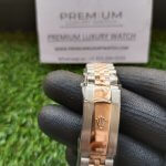 Rolex Datejust 41 Rose Gold Jubilee Bracelet Slate Fluted Motif Index Watch 126331