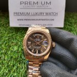 Rolex Day Date 41 Rose Gold 228235 Presidential Eisenkiesel Baguette Diamond Dial Men’s Watch