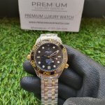 Omega Seamaster Two Tone 300M Automatic 42MM Black Dial Gold  Men’s Wrist Watch