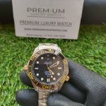 Omega Seamaster Two Tone 300M Automatic 42MM Black Dial Gold  Men’s Wrist Watch